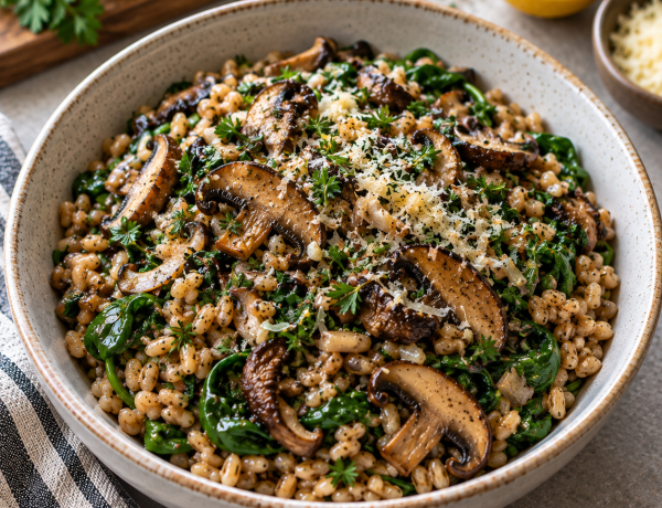 Mushroom Farro Bowl
